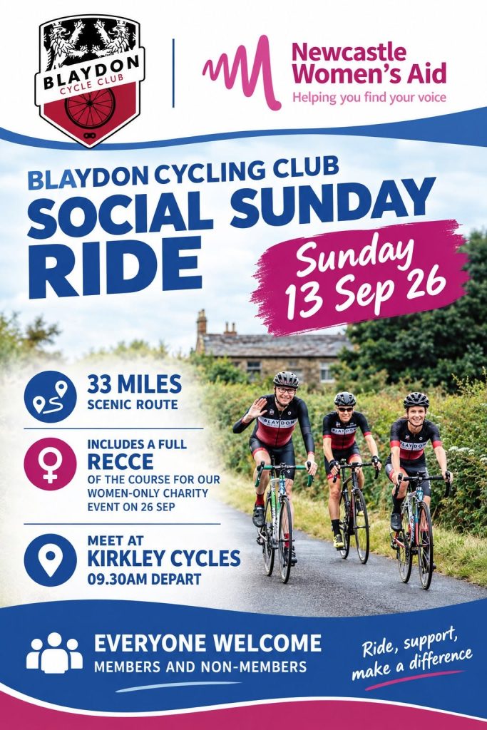 social ride on 13 september